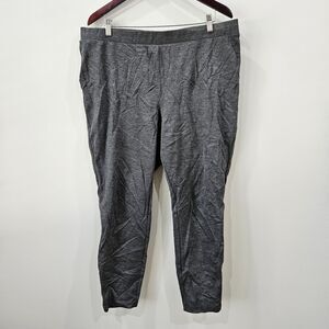 Philosophy Womens Pull On Pants Plus Size 2X Black Comfort Stretch Streetwear